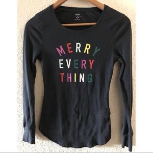 Merry Everything Thermal Long sleeve